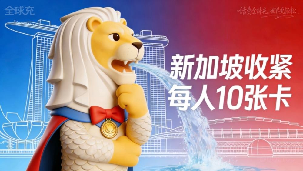 新加坡:2月28日起,每人最多注册10张后付费SIM卡